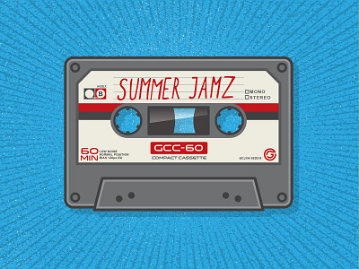 Summer Mixtape cassette church mixtape music sermon series summer tape thick lines