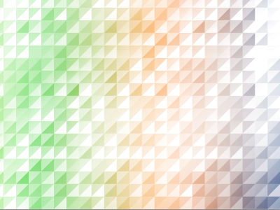 Spectrum color gradient triangles