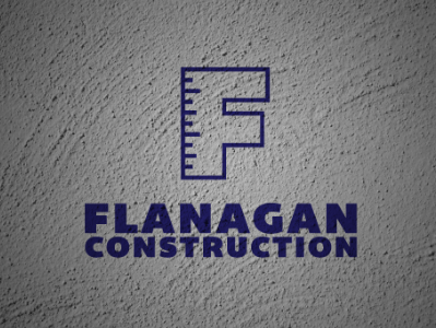 Flanagan Construction construction flanagan logo ruler