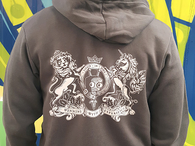 Vidyard Coat of Arms design illustration merch sweater