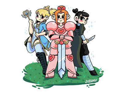 PPG RPG illustration powerpuff girls rpg