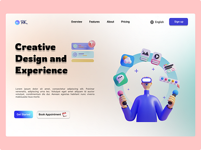 Daily UI Challenge 003: Landing Page daily ui