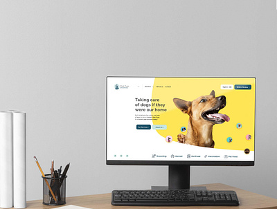 Dog Care Website(Sample) ui