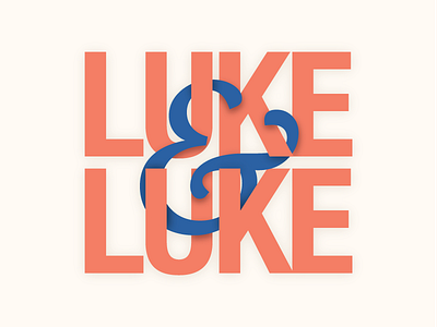 Luke&Luke ampersand luke music promo