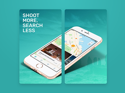 PIXEO App Store Screenshots app camera design geotag mobile photo pixeo screenshots store ui ux