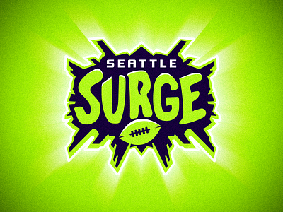 Seattle Surge art branding clean design graphic design icon illustration illustrator logo logo design typography vector