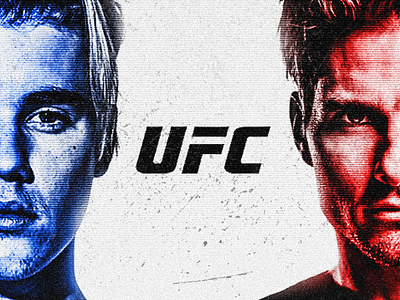 UFC: Bieber vs. Cruise art branding design graphic design icon illustration illustrator logo ui vector