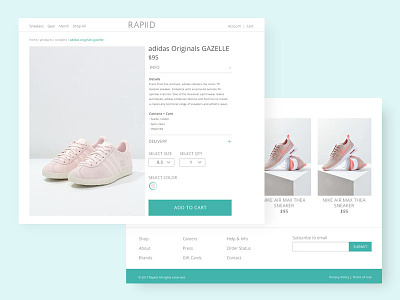 Product Detail Page - Rapiid
