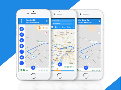 Google Maps Redesign app google google maps maps material design mobile navigation