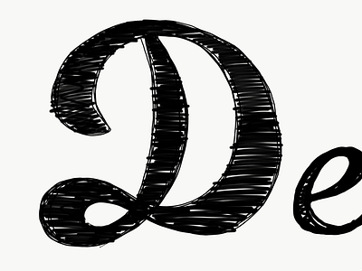 D for Denver colorado denver ipadpro lettering pixels sketches