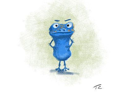 This is my happy face... cartoon drawing face frog happy happyface illustration procreate sketch treefrog