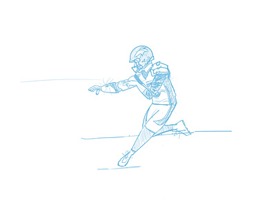 Buzz Lightyear - Drew Lock Sketch buzz lightyear disney draw illustration procreate quarterback sketch