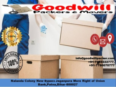 Most Secure Packers and movers in Patna by Goodwill best packers and movers in patna