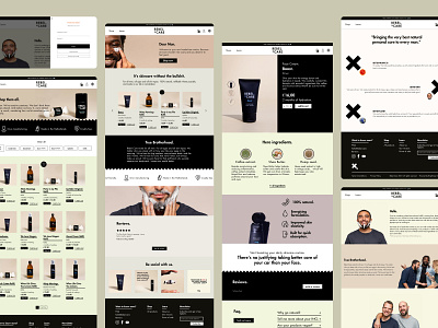 Rebel Care, Men's Products - Woocommerce brightness ecommerce mens product ui webdesign woocommerce