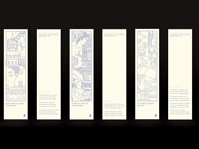 Florence bookmarks artwork bookmarks branding design gadget gift illustraion illustration art italy
