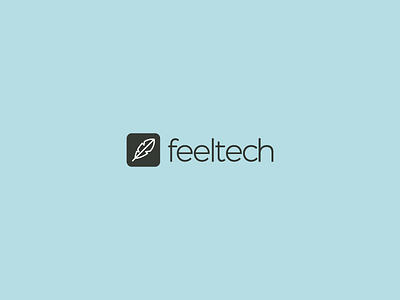 feedtech aesthetic beauty feather feed graphic graphicdesign logo machines minimal tech