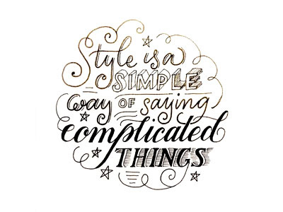 Cocteau quote hand drawn hand lettered calligraphy aphorism type vector quote typography lettering