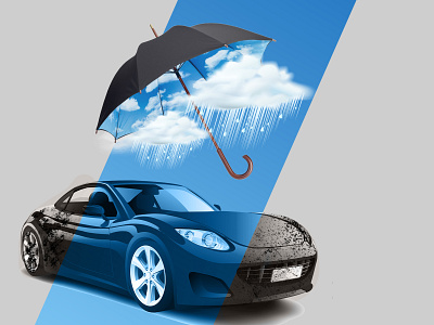 CORPORATE POSTER | SAVE WATER CAR WASH DESIGN design graphic design