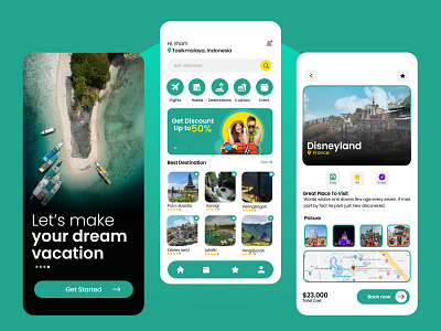 Travel Ui App app apps design graphic design ui ux