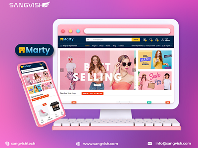 Best Multi Vendor Marketplace Script - Marty branding ecommerce script marketplace script marty sangvish