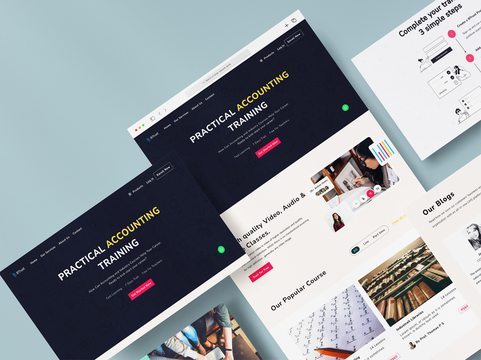 E-Learning Best Learning by Abin krishnan S on Dribbble