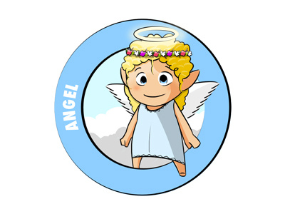 Makers Academy - Badges - Angel angel badge character code heaven icon paradise school