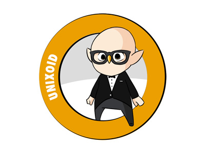 Makers Academy - Badges - Unixoid badge character code icon linux penguin school unix unixoid
