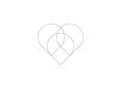Perfect Share Logo branding heart logo pin
