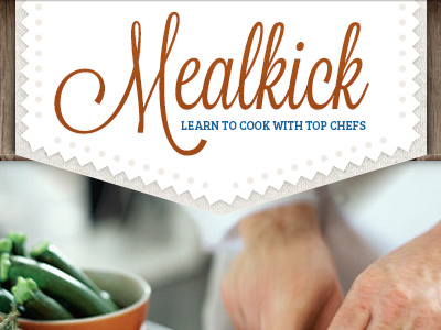 Meal Kick app chefs cooking cuisine food ios iphone mobile recipes ui ux