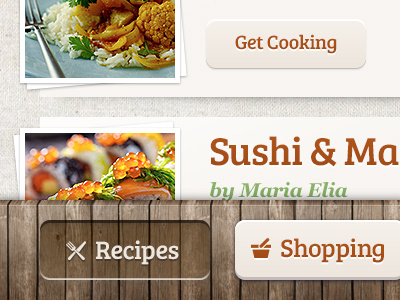 Meal Kick app chefs cooking cuisine food ios iphone mobile recipes ui ux