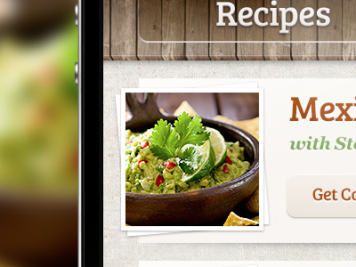 Meal Kick app chefs cooking cuisine food ios iphone mobile recipes ui ux