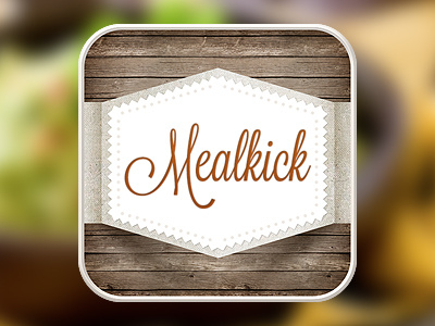 Meal Kick iPhone App icon app chefs cooking cuisine food icon ios iphone mobile recipes ui ux