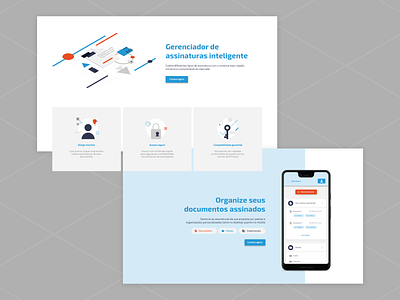 Home Page #DropSigner brand branding colors design geometric hero icon illustration isometric landing page mobile mockup ui ux vector web website