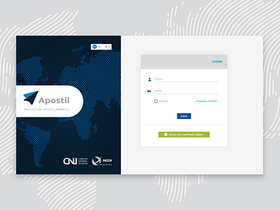 Login #Apostil design home login ui web