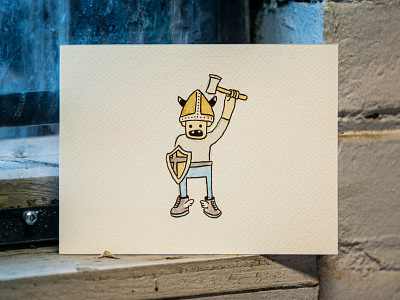 The Young Viking 🧸🪓 aquarelle character character design character illustration smashdraw watercolor
