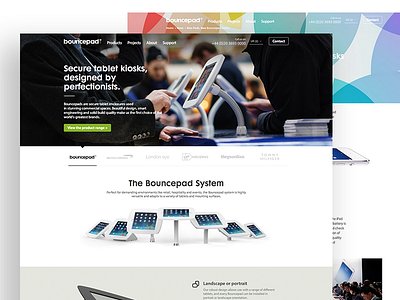 Bouncepad product website product website