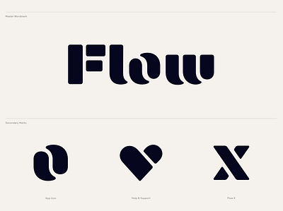 Flow's New Brand Architecture branding flow logo rebrand rebranding symbol type design typogaphy wordmark