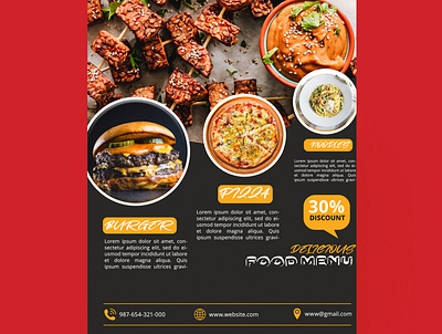 Restaurant flyer design flyer graphic design restaurant restaurant flyer design