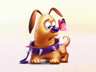 Little Dog artua character dog icon illustration pet