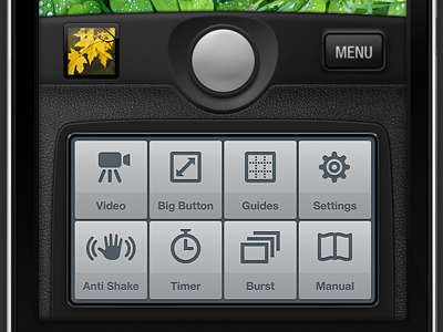 Camera Genius App Interface app artua interface iphone photo camera