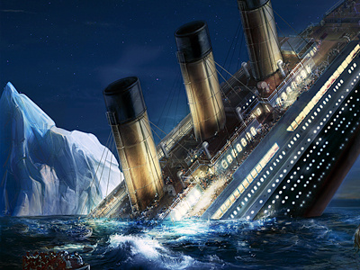 Escape the Titanic illustration by Artua on Dribbble