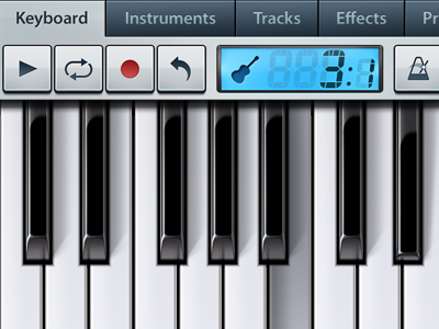 FL Studio mobile app artua button controller display frutty loops gui interface ios keyboard keys music ui