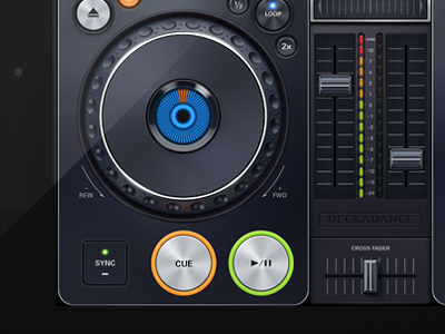 Deckadance DJ App for iPad app artua dj interface ios ipad music