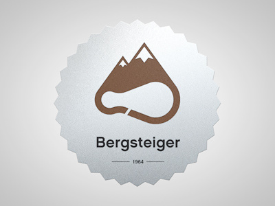 Bergsteiger alpinism artua berg logo rock