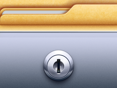 Remotely App artua documents folder icon illustration lock safe