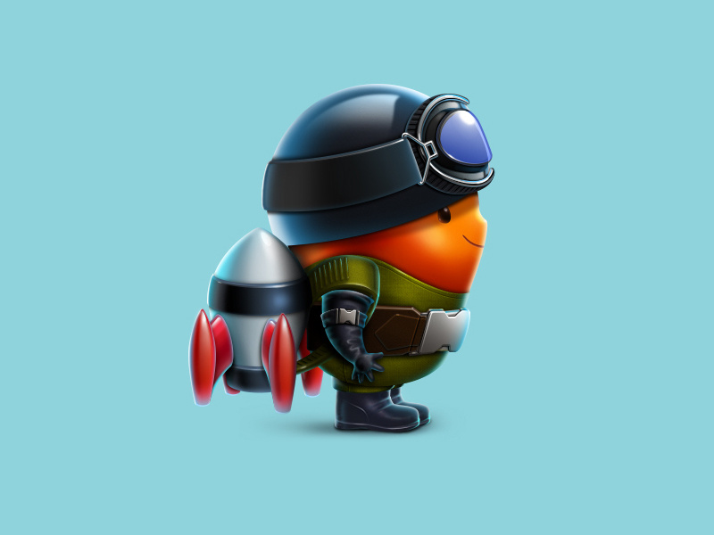 Rocket Boy kid superhero rocket ios human sketch character design concept design game game art game design character illustration artua