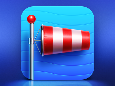 Wind Master app icon - Final app icon artua forecast icon ios tracker tracking weather wind windsurfing