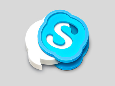 Skype icon artua icon illustration skype