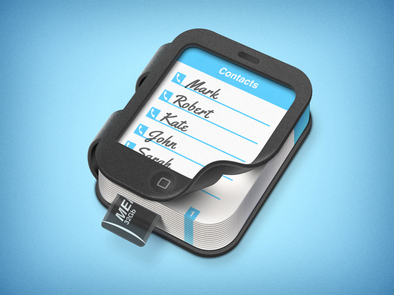 Contacts icon artua icon illustration contacts