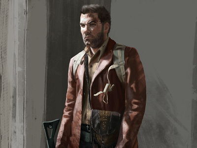 Matt apocalypse character design concept art design illustration soldier